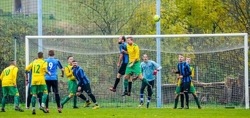 Sport fotbal I.B třída skupina A Chuderov (modrá) Malšovice