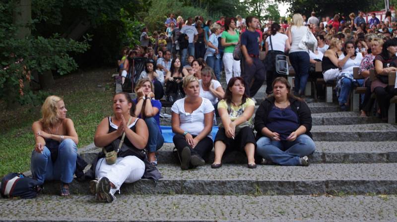 Koncert Michala Davida v ústeckém Letním kině.