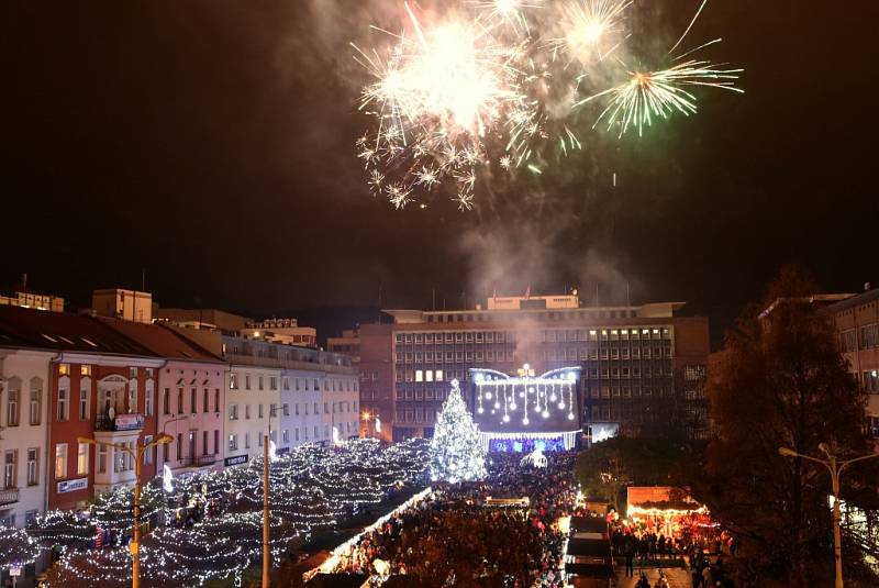 Začátek adventu v Ústí nad Labem.