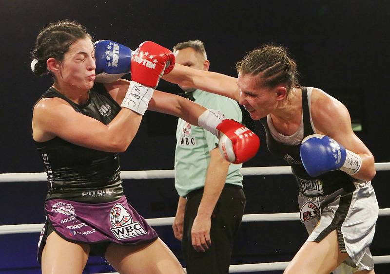 Do životní bitvy o profesionální titul WBC Silver World Championship se jako první pustila Děčínská mlátička Lucie Sedláčková. Ta díky mohutně podpoře fanoušků desetikolový boj s nebezpečnou Irmou Balijagičovou Adlerovou z Bosny a Hercegoviny po skvělém t