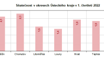 Sňatečnost v okresech Ústeckého kraje v prvním čtvrtletí 2022