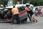 a parkovišti u zimního stadionu proběhl den s Policií České republiky.