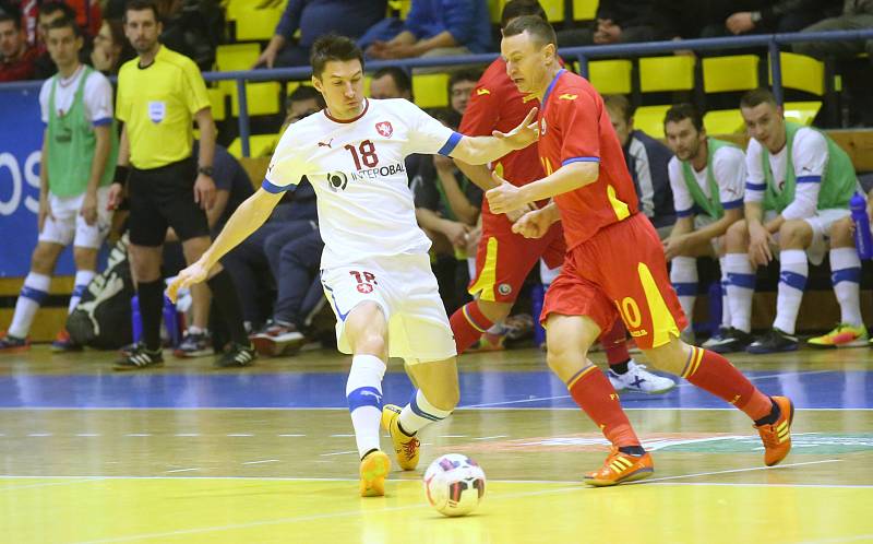 Čeští futsalisté v Ústí podlehli Rumunsku 2:3.