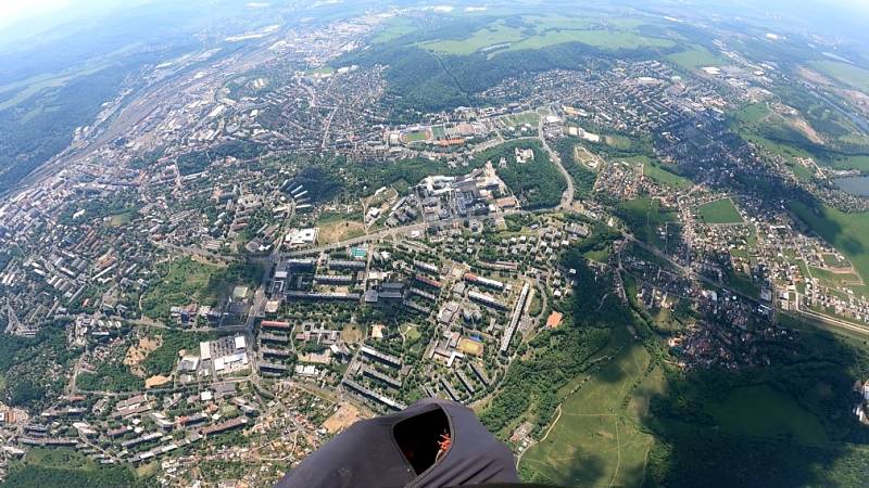 Ústí je z nebe krásné. Podívejte se na Dobětice, Labe a centrum krajské metropole.