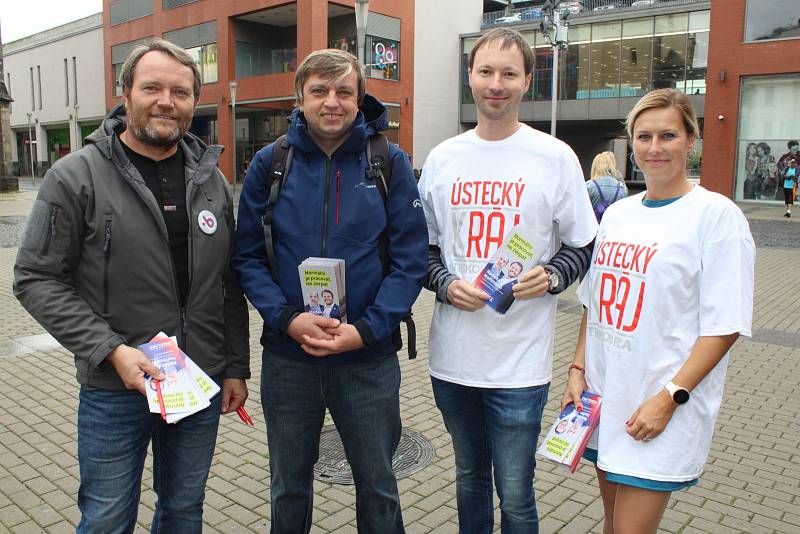 Kontaktní kampaň Trikolóry v Ústí nad Labem