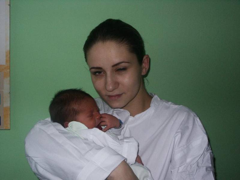 Petra Sagnerová se synem Tomášem (21.11.2008)