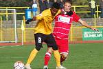 Ústečtí fotbalisté (červení) remizovali v Sokolově 1:1.