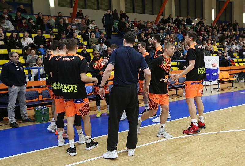 Basketbalové utkání Ústí nad Labem a Svitavy.