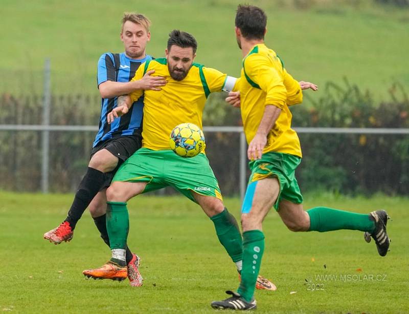 Sport fotbal I.B třída skupina A Chuderov (modrá) Malšovice