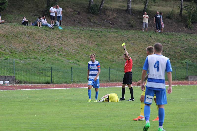 Sport fotbal FNL derby Varnsdorf Ústí nad Labem