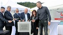 Slavnost poklepání na základní kámen nové haly v Ústí n/L - Klíši  18.9. 2019