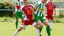 Na hřišti v obci Hrobce na Litoměřicku hostili fotbalisté FK Ústí nad Labem tým z Bohemians Praha.