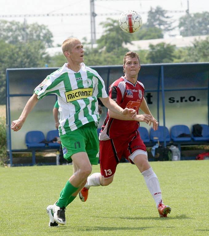 Na hřišti v obci Hrobce na Litoměřicku hostili fotbalisté FK Ústí nad Labem tým z Bohemians Praha.