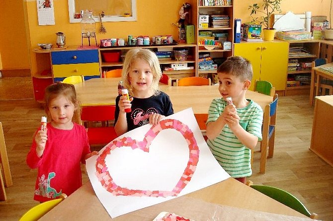 Měsíc plný lásky v Mateřské škole Pomněnka.