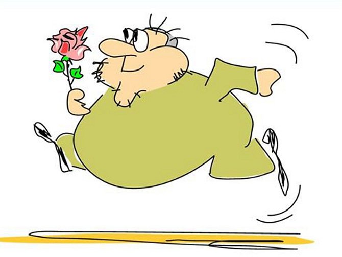Takhle vidí Valentýna ústecký karikaturista Radek Fetters.
