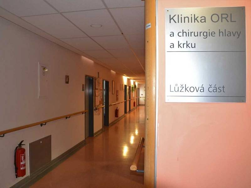 Klinika ORL a chirurgie krku a hlavy v Masarykově nemocnici.