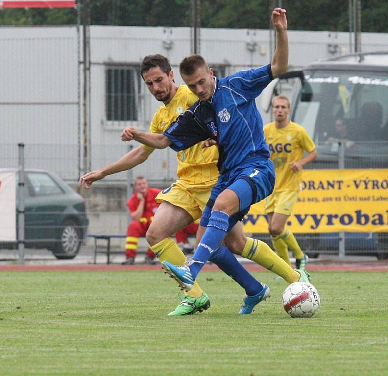 Ostře sledované derby severu mezi domácím Ústím a Teplicemi vyhrál hostující favorit.