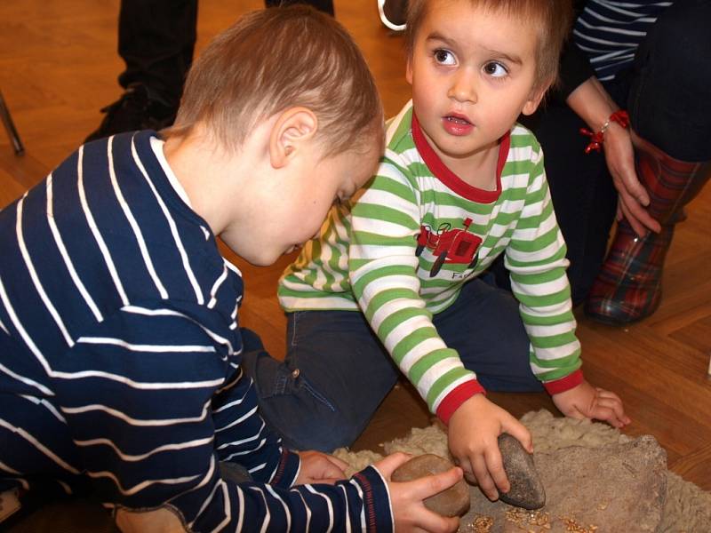 Ústeckém muzeum uspořádalo pro děti akci „Germánem na jediný den“.