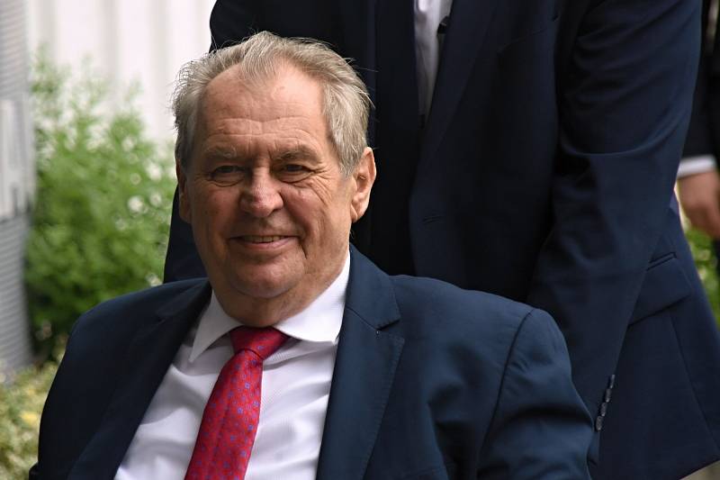 Prezident Miloš Zeman v pondělí 17. října v Ústí nad Labem