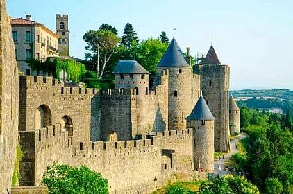Pohádkový hrad Carcassonne.