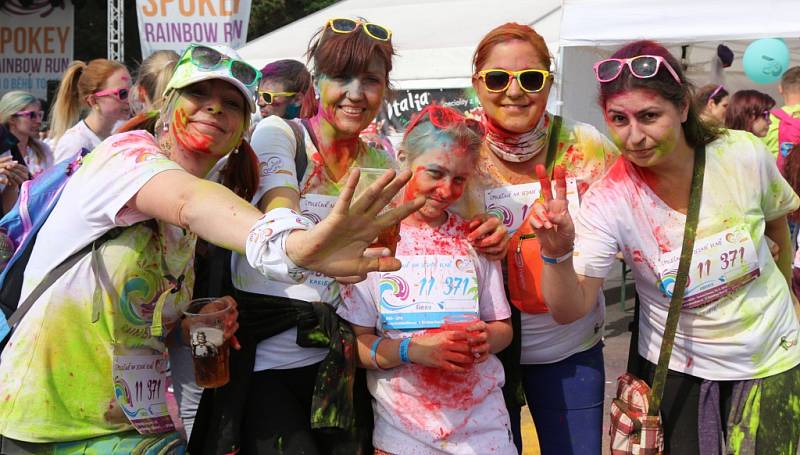 Rainbow Run na ústecké Severní Terase