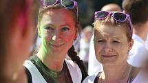 Za zábavou a za sportem dorazilo v v Ústí nad Labem na Rainbow run 2017 několik stovek návštěvníků.