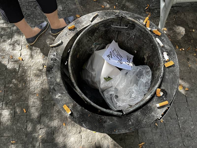 Pořádek v centru města záleží i na chování jeho obyvatel. Například jestli budou používat koše, nebo zda po prohýřené noci neodhodí obaly od svačiny do fontány a nedopalky na chodník.