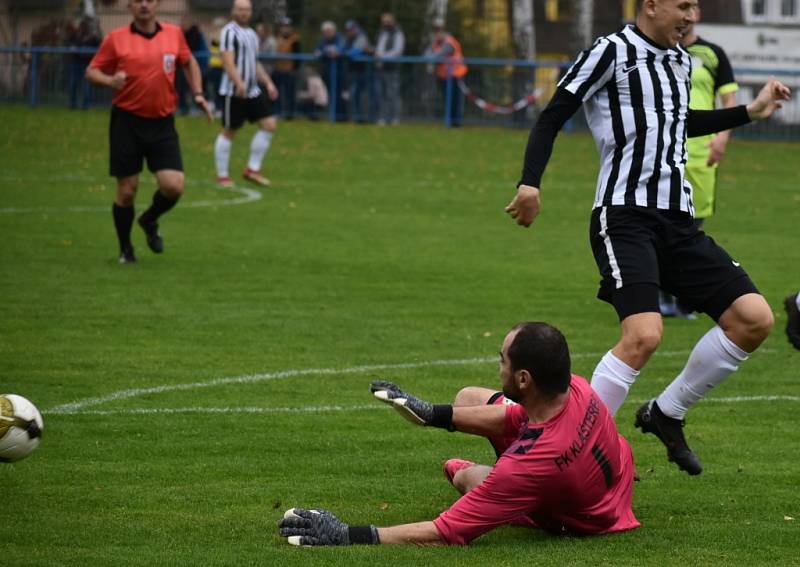 I.A třída: Mojžíř - Klášterec nad Ohří 4:0 (1:0).