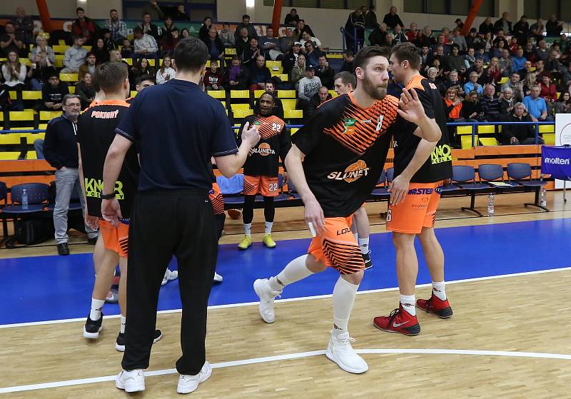 Basketbalové utkání Ústí nad Labem a Svitavy.