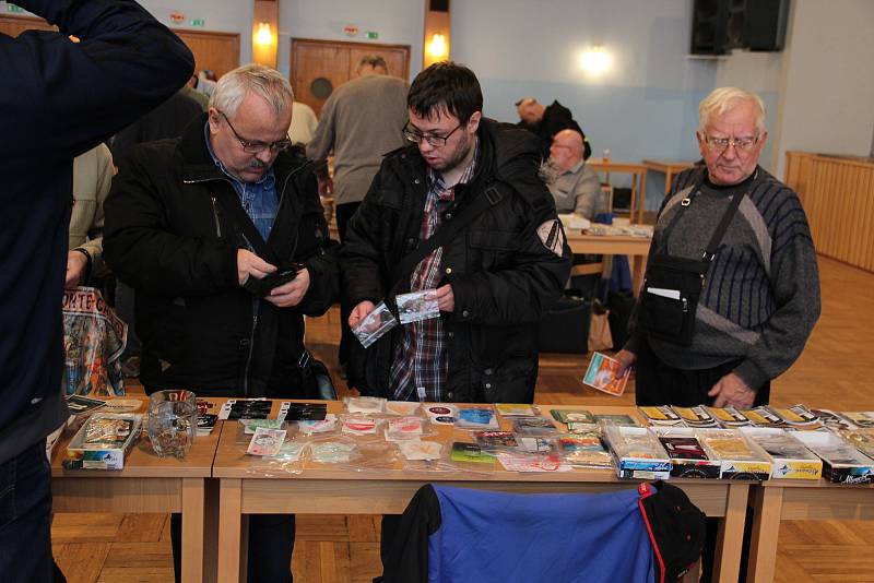 Burza pivních nálepek, lhaví a plechovek v DK Ústí nad Labem.