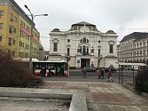 Ústí nad Labem - pohled na divadlo
