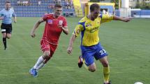 Ústečtí fotbalisté (červení) remizovali na půdě Zlína 0:0.