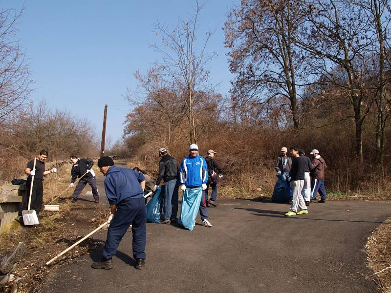 Do akce ústecké Poradny pro integraci s názvem „Clean up the world,“ se zapojila velká skupina cizinců z Kazachstánu, Vietnamci, Rusové, Ukrajinci, ale i dva Američané. 