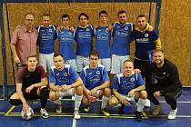 Futsalisté Roudnice během utkání s Baníkem Chomutov B, futsal krajský přebor 2021/2022. Foto: SK Roudnice futsal