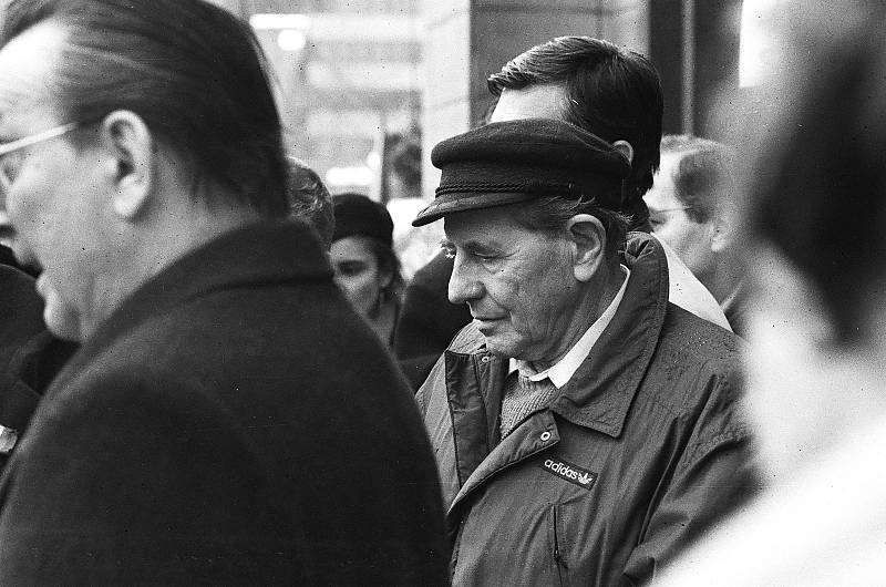 Listopad 1989 v Ústí nad Labem, generální stávka.