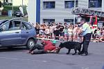 Den s policií u zimního stadionu v Ústí