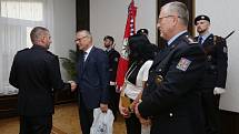 Předávání medailí za věrnost policistům z Územního odboru Ústí nad Labem