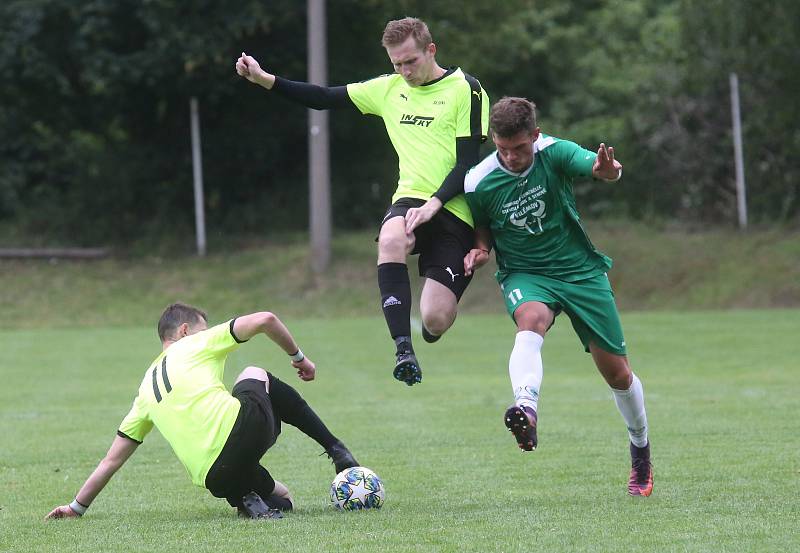 Brná (zelenočerní) - Vilémov, finále krajského poháru fotbalistů