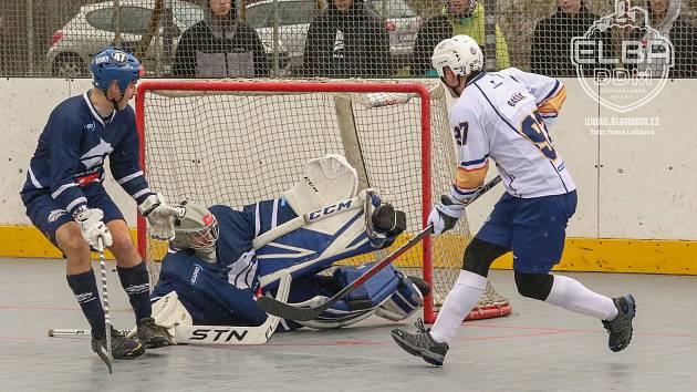 Elba Ústí - Kladno, hokejbal extraliga 2019/2020.