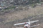 V Ústí nad Labem havaroval jednomístný ultralight. Pilot při havárii zemřel. 