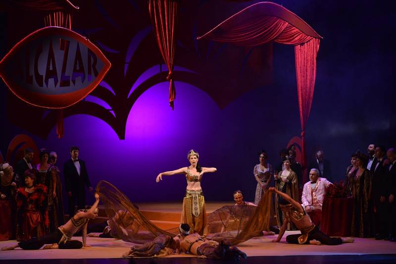 Lehárova opereta Giuditta v nastudování ústeckého divadla.