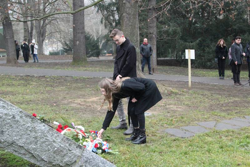 Uctění památky obětí holokaustu v Ústí nad Labem