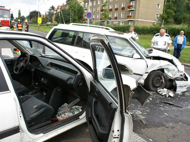 Vážná dopravní nehoda v Ústí nad Labem