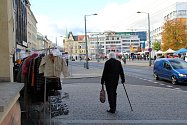 Mírové náměstí v Ústí nad Labem.