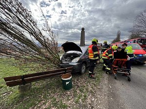 Hasiči zasahovali u dopravní nehody v Přestanově.