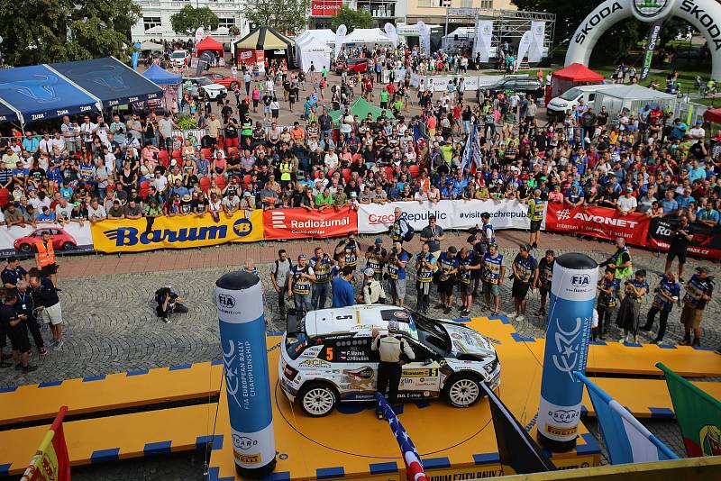 Barum Czech Rally Zlín 2019. Start