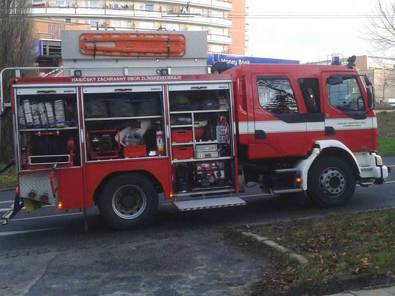 Dopravní nehoda v pátek komplikovala dopravu ve Zlíně na Jižních Svazích