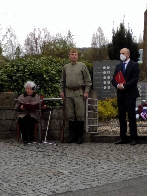 Uctění památky obětí II. sv. války v Březnici.