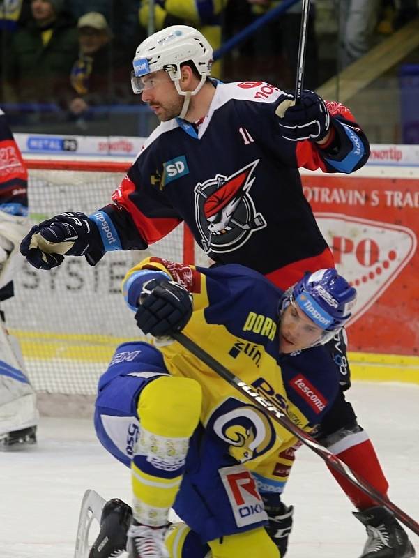 Hokej PSG Berani Zlín - Piráti Chomutov.