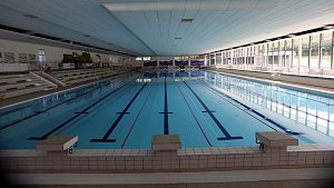 Městské lázně Zlín - padesátimetrový bazén 31. srpna 2022